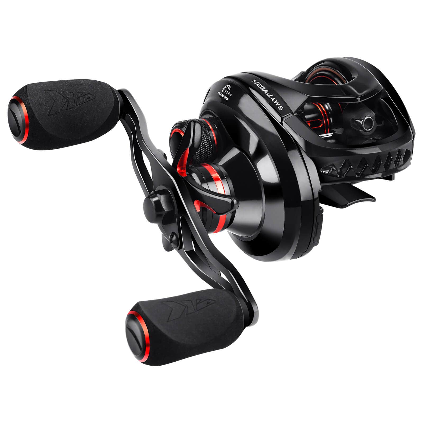 MegaJaws Baitcasting Reels with AutoMag Dual Braking System